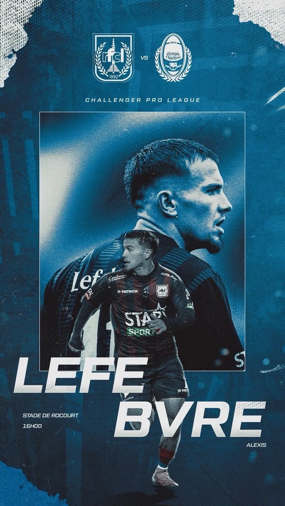 Alexis Lefebvre — RFC Liège vs Olympic Charleroi